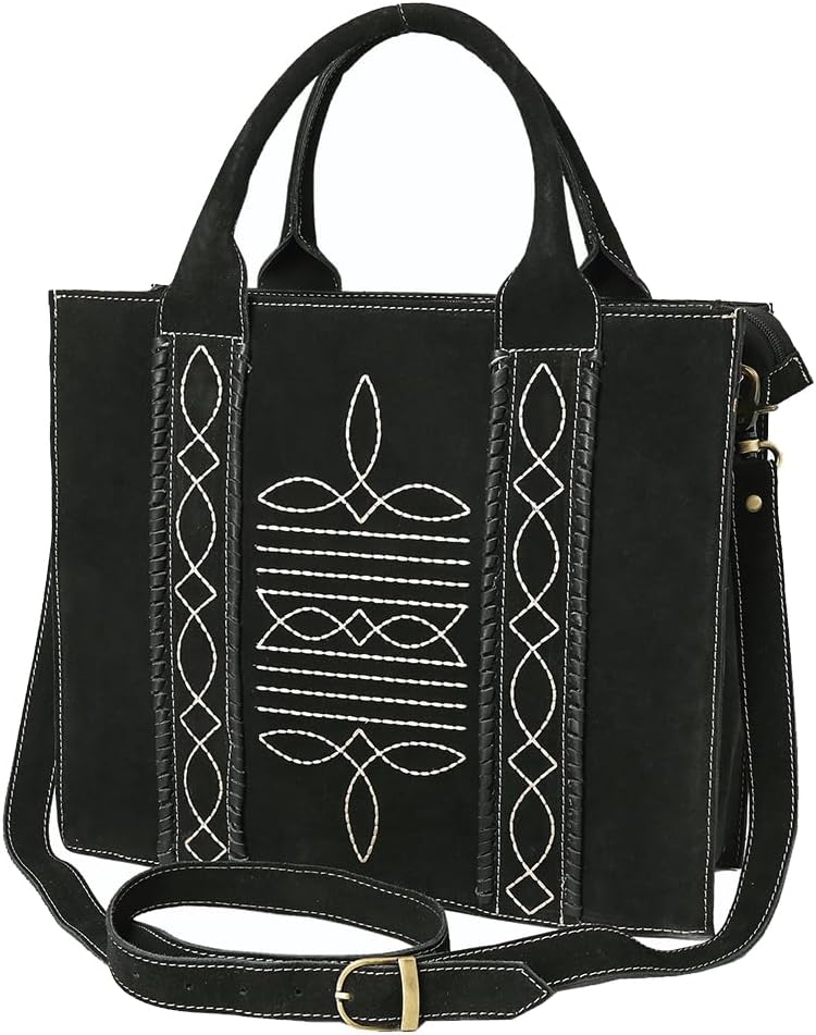 American Darling Tote Genuine Suede Leather women bag western handbag purse | Travel Bags