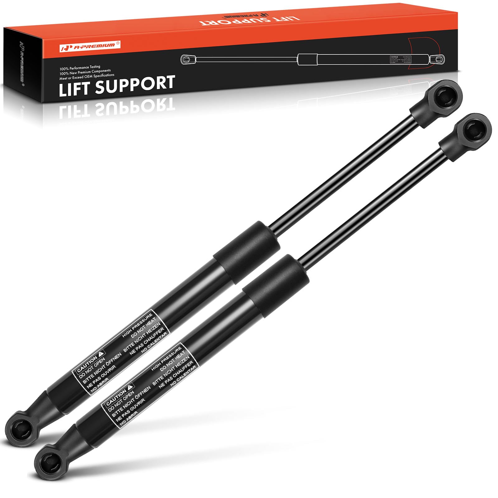 A-Premium Rear Tailgate Lift Supports Shock Struts Compatible with Select Toyota Models - Corolla 2002-2011 - Replace# 689600W140(2PC Set)