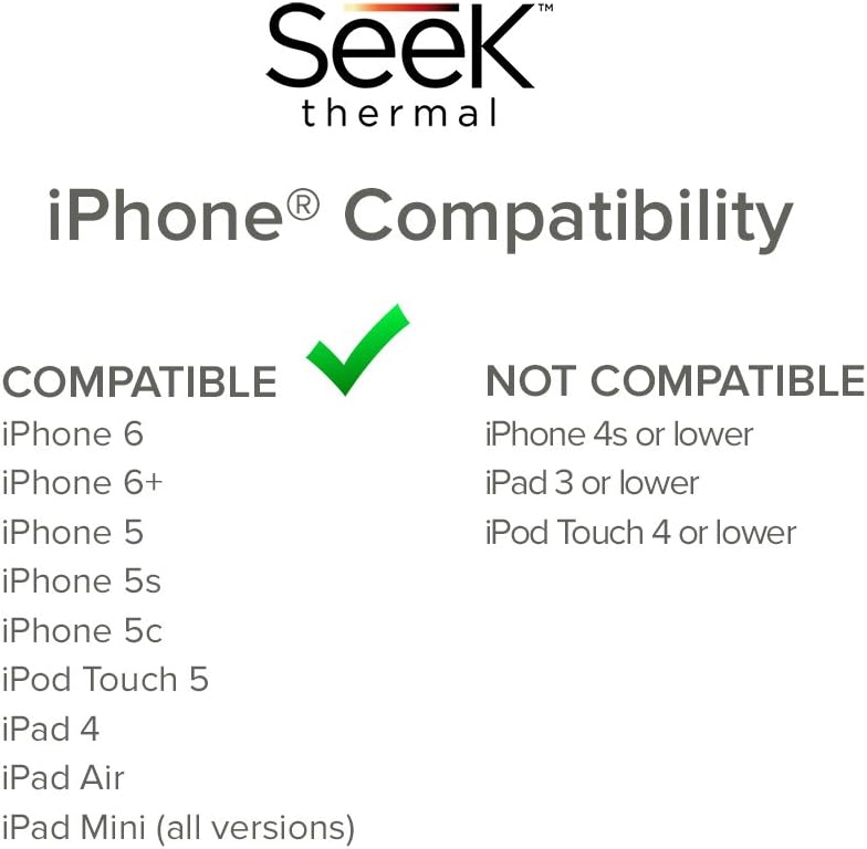 Gеt Sресіаl Prісе Seek Thermal CompactXR – Outdoor Thermal Imaging Camera for iOS, Black (LT-AAA)