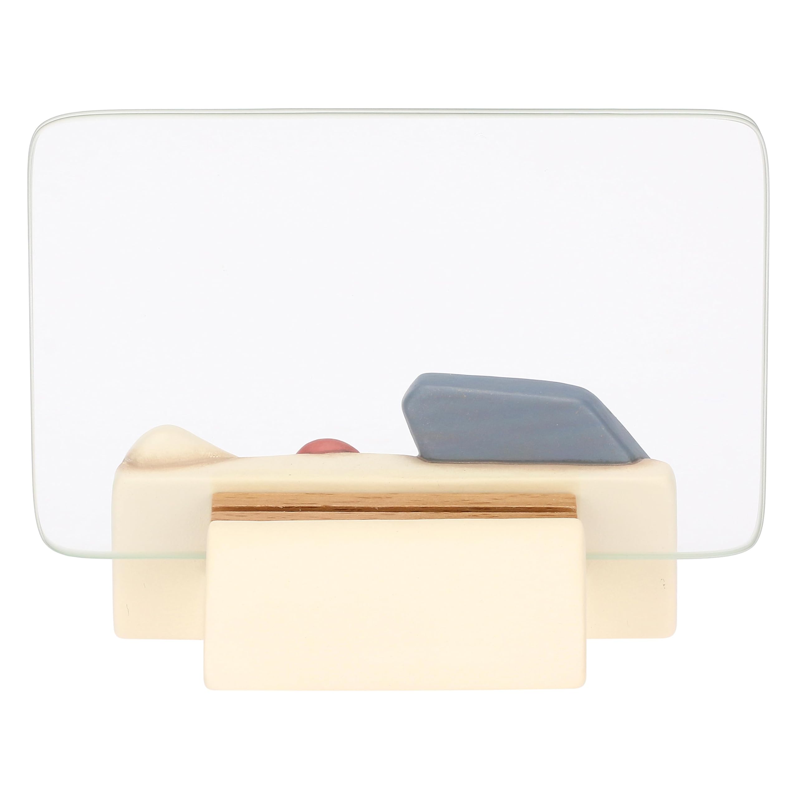 THUN - Portafoto laurea - ceramica e vetro, 11x7,2x5,1 cm