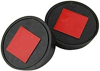 Vista 5 de x xotic tech Blind Spot Mirror, 2'' Black Round HD Glass Convex Rear View Mirror, 360° Rotate Wide Angle, Universal for Car SUVs Truck Motorcycle(2