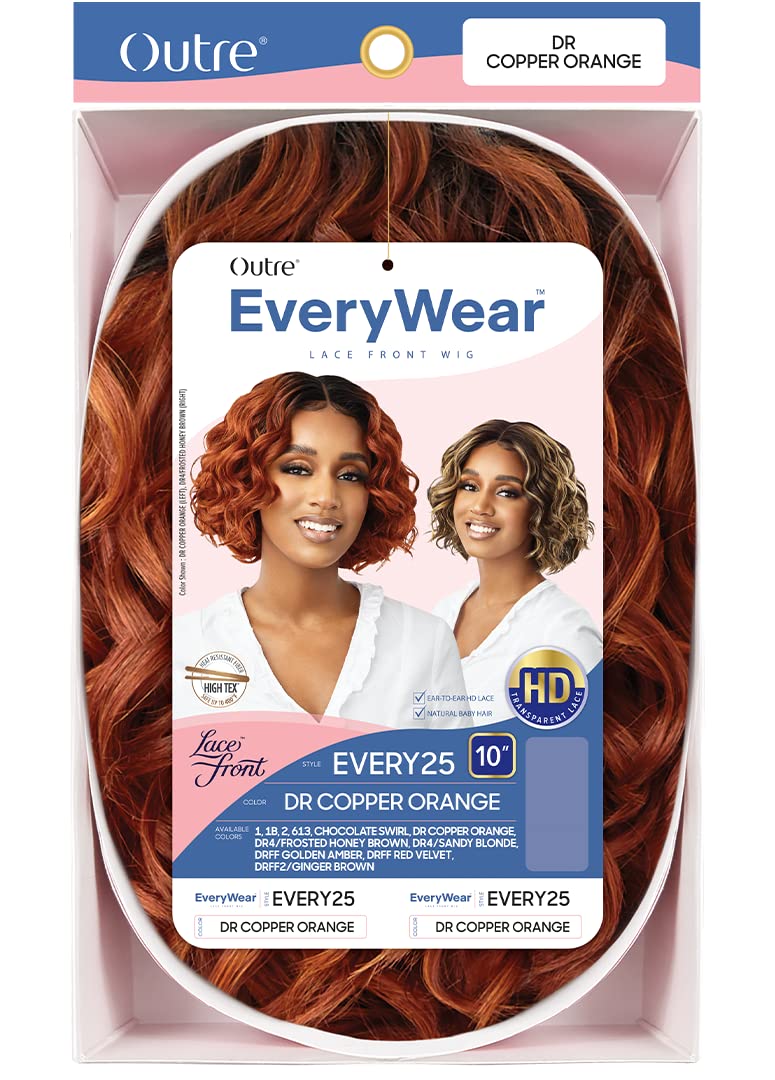 Outre Lace Front Wig - Everywear - EVERY25 (JET BLACK 1)