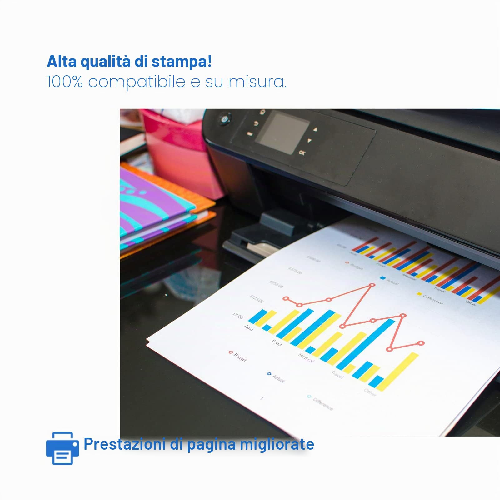 duston 50F0Z00, 500Z tamburo compatibile con Lexmark MS310 MS410 MS510 MS610 MS312 MS415 MX310 MX510