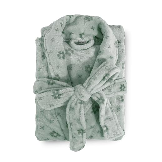 Roupão Appel Plush Flannel Estampado Toque Macio