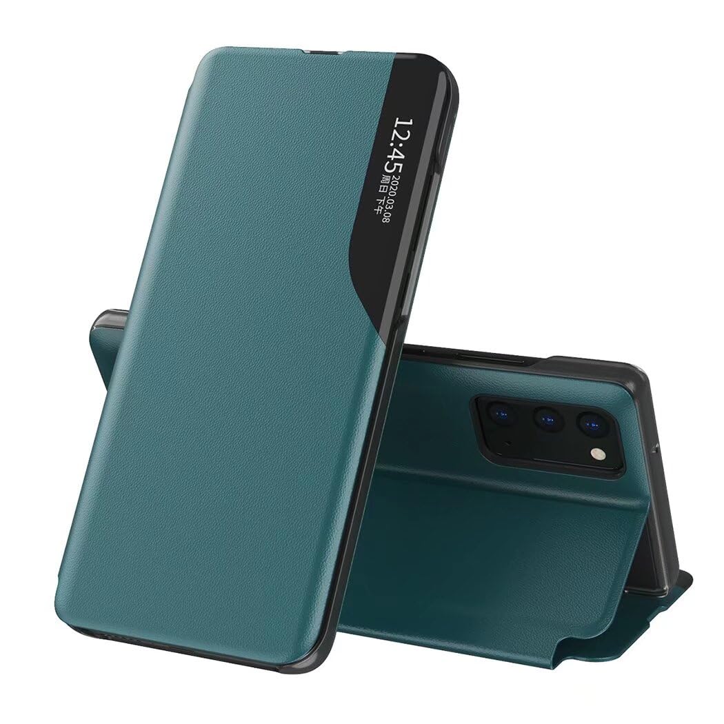 Coque Miroir Pour Xiaomi Redmi Note 13 Pro 5G / Poco X6 5G - Étui Flip Cuir Avec Fonction Stand | Bleu Violet