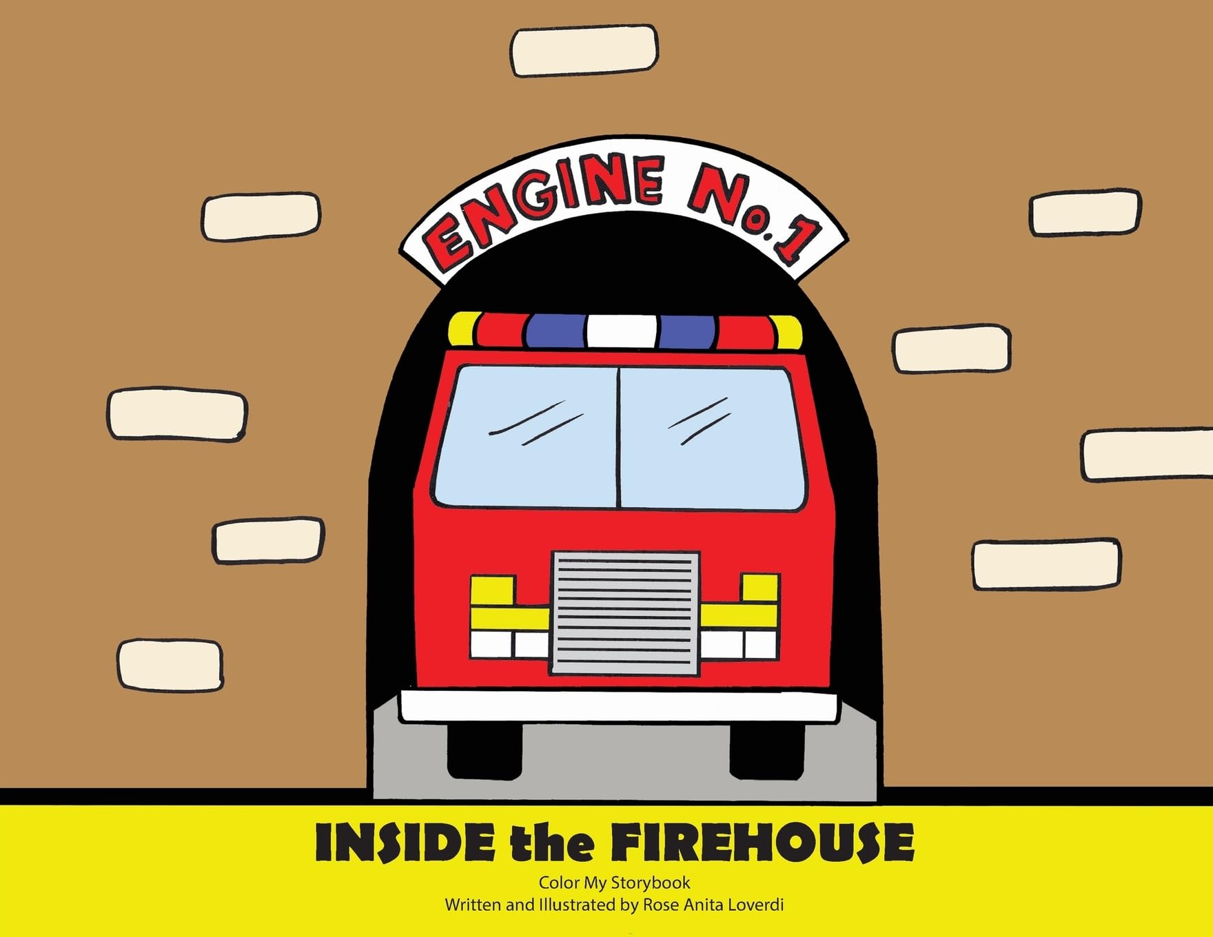 Inside the Firehouse: Color My Storybook: 1