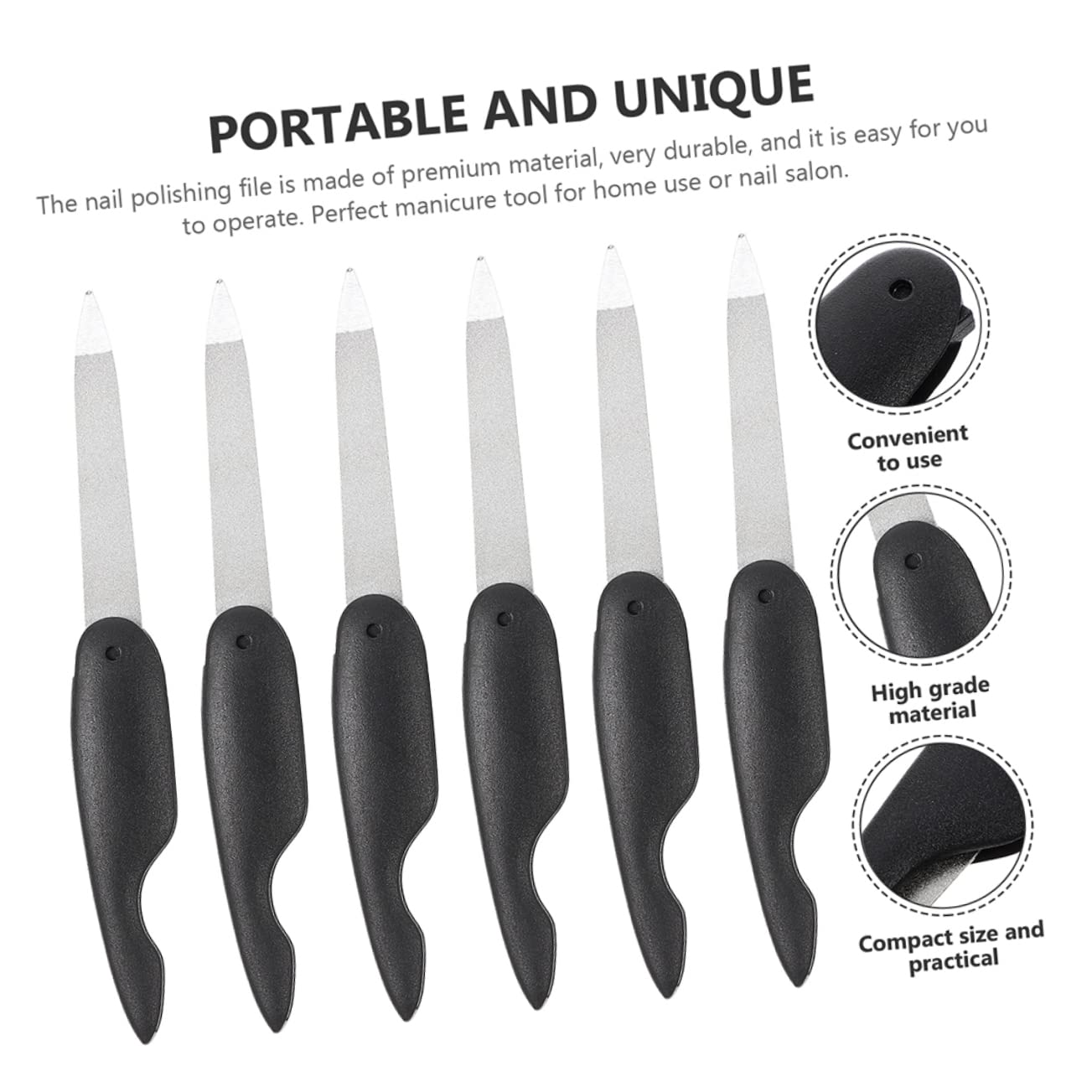 Healeved 40pezzi Limette Per Unghie Metallo Strumenti Per Manicure e Pedicure Accessori Per La Lucidatura Delle Unghie e Falsi Pratici e Durevoli