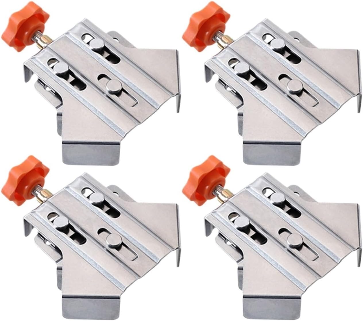 4PCS Open Right Angle Clamp 90 Degree Clip Fixer Stainless Steel Woodworking Corner For Photo Frame