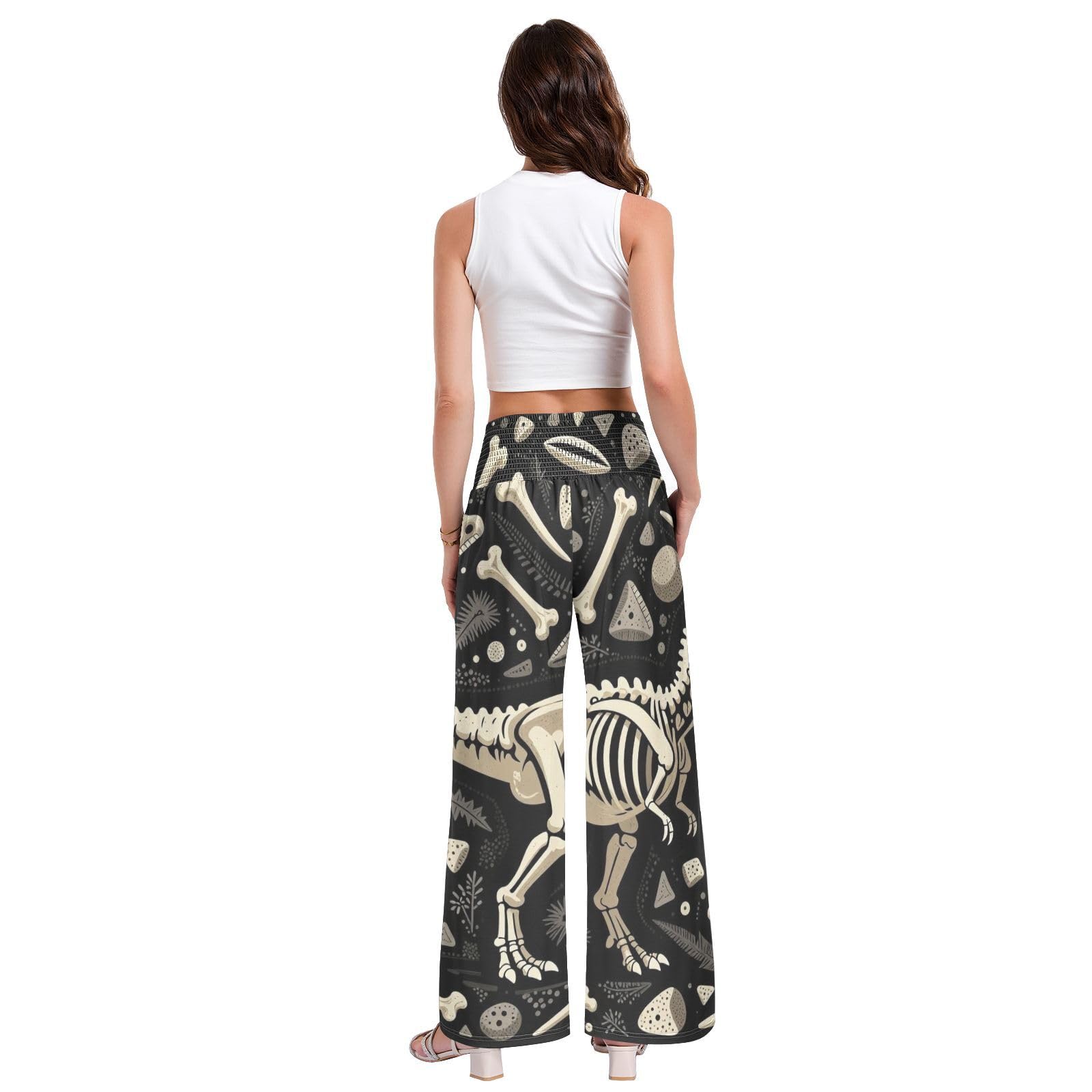 Dinosaur Dino - Pantalones de yoga para mujer, ligeros, elásticos, informales, ropa de descanso