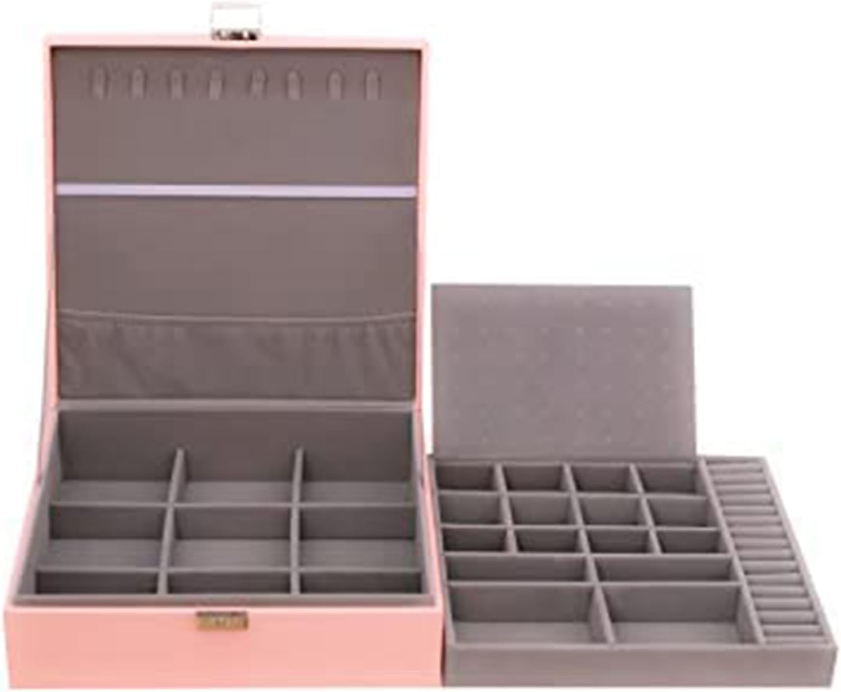 BIRMONBIRMON Solid 8 Cms Cosmetic Pouch (M_Jeweler Box_Pink)