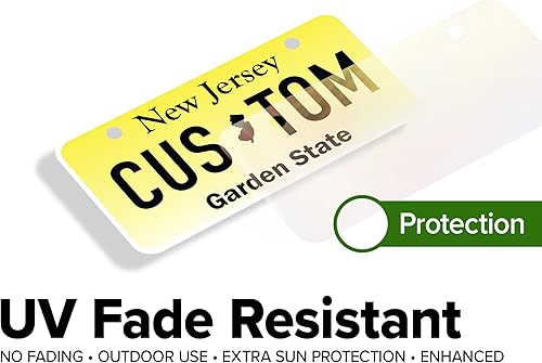 Miniatura 5 de Mini Placas de Matrícula, Placas de Matrícula Personalizadas, Personalizadas para Automóvil, Bicicletas, Cuatrimoto, Automóvil de Niños, Carrito de