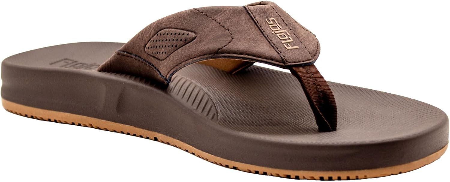 Flojos Vincente Men's Flat Sandal, On Memex Bed - Image 5