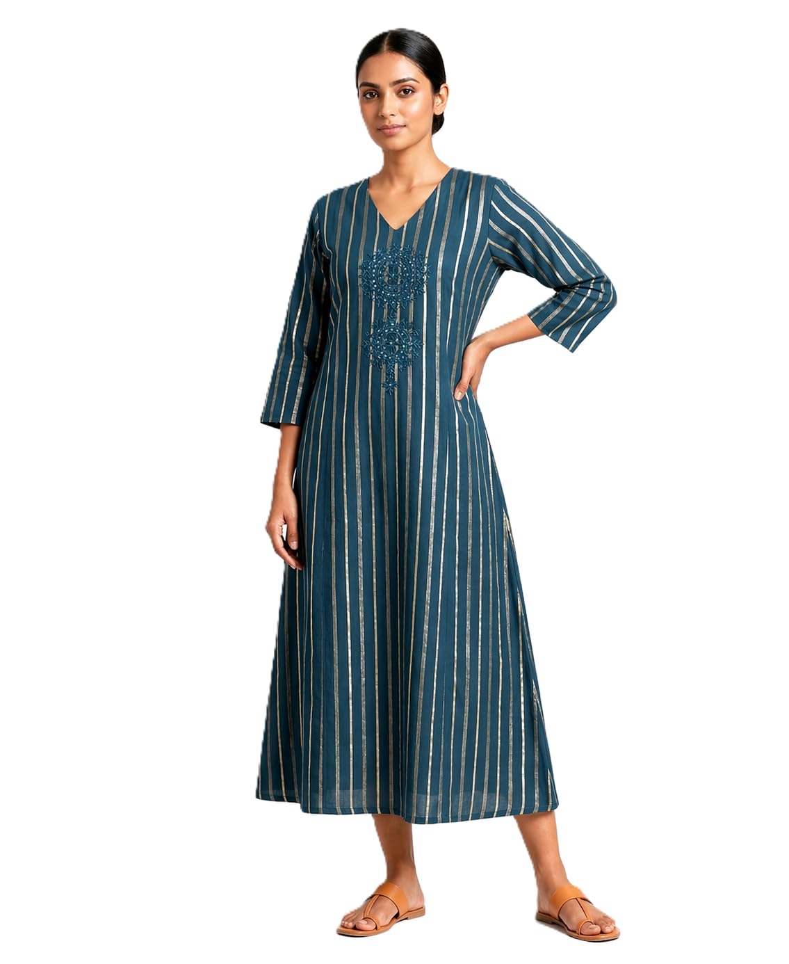 | Women's Rayon Woven Dobby A-Line Kurti-picture-32