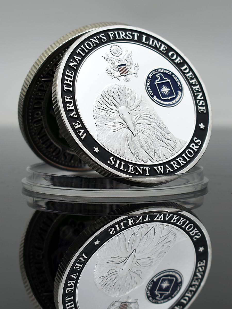 United States Central Intelligence Agency Challenge Moneta Statua Wolności Metalowy Medal Kolekcja Prezent