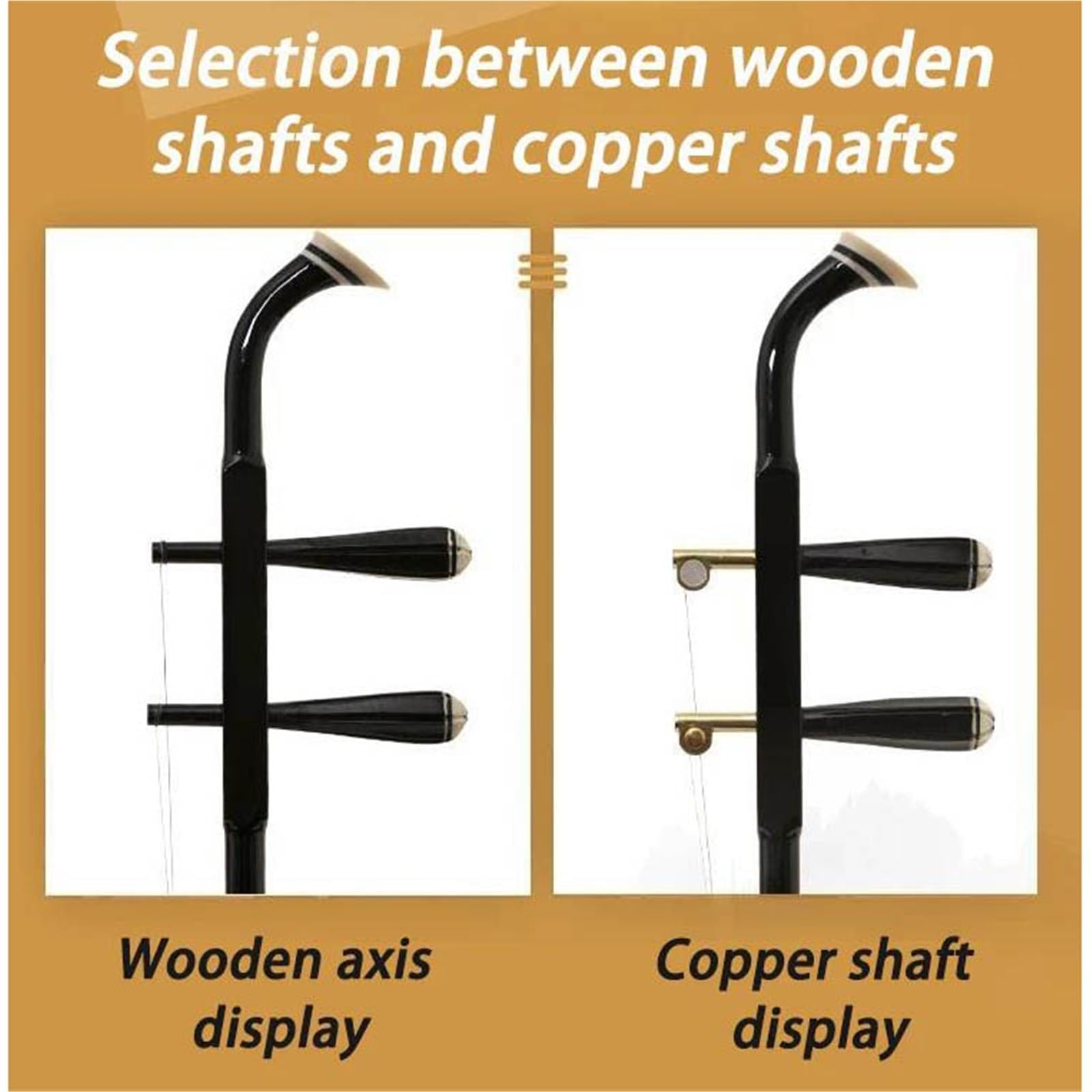 Erhu Erhu Suona Professionalmente Strumenti A Corda | La forma del tubo esagonale migliora la risonanza e la suonabilità.(Copper)