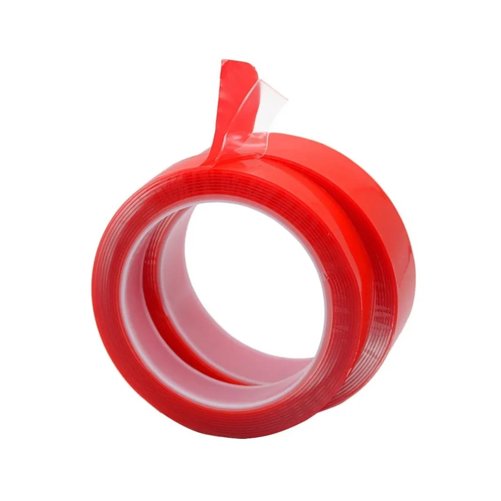 Nastro adesivo biadesivo trasparente, Nastro adesivo biadesivo resistente for auto, trasparente, riutilizzabile, for strumenti di pulizia 'auto(12mmx3m)