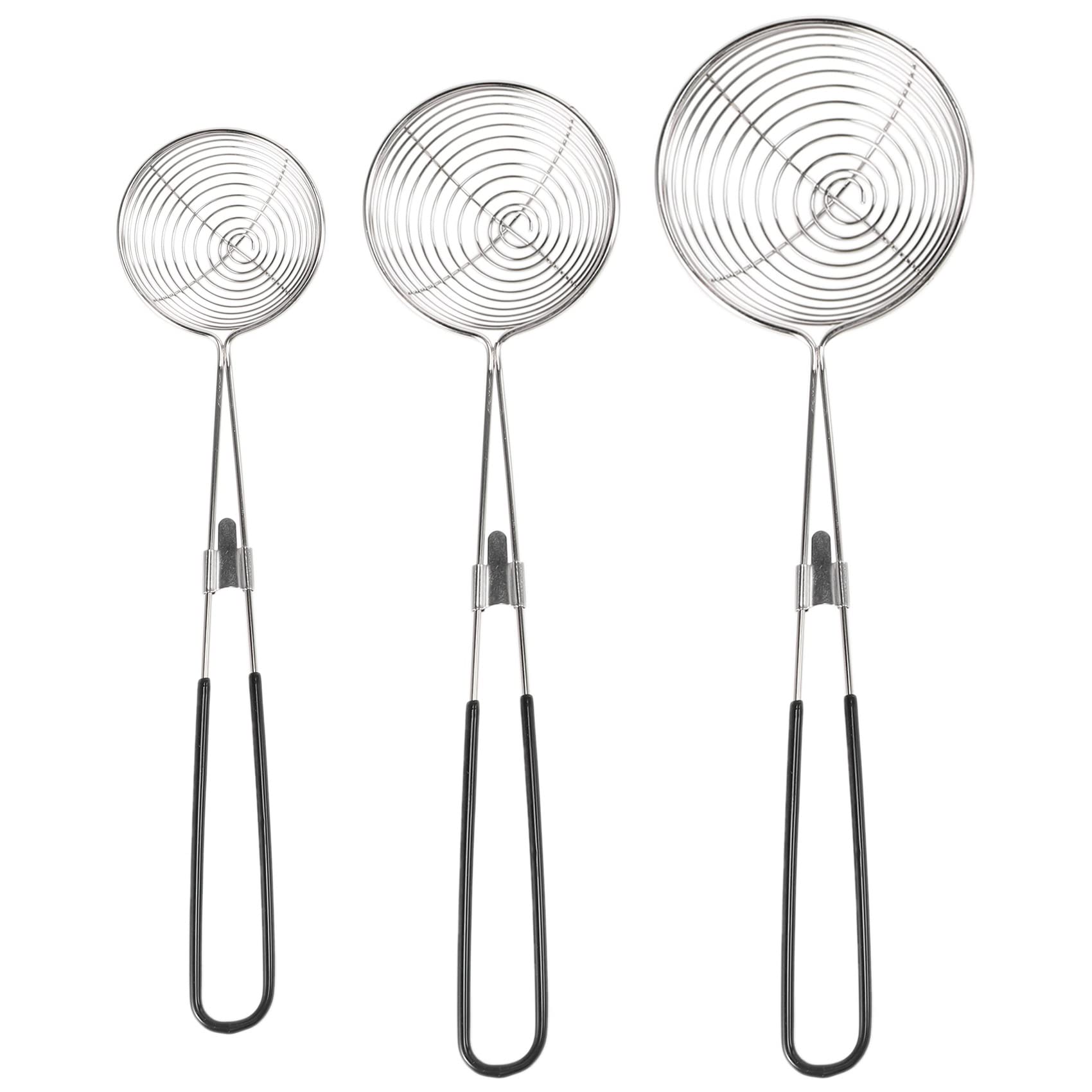 Kopinma 3 Pcs Stainless Steel Skimmer Spoon Set - Spider Strainer, Mesh Spoon for Hot Pot, Deep Frying