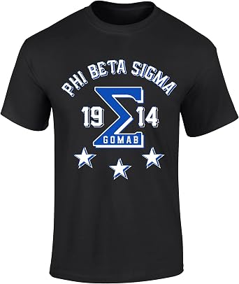 Phi Beta Sigma Three Stars Graphic T Shirt