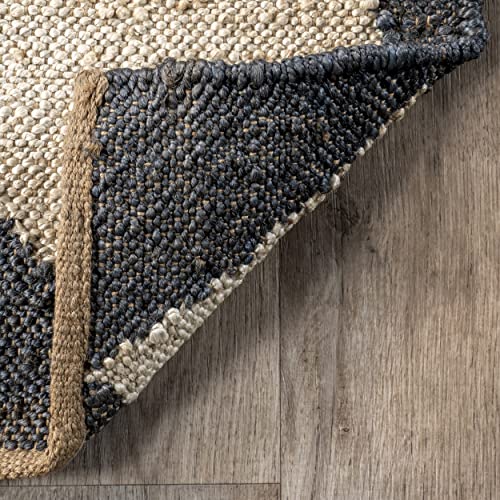 Rugs USA Livy Handmade Alfombra 182x91 cm Yute miniatura 5