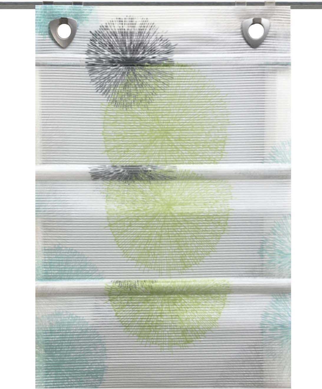 Scheibengardinen mit Magnet