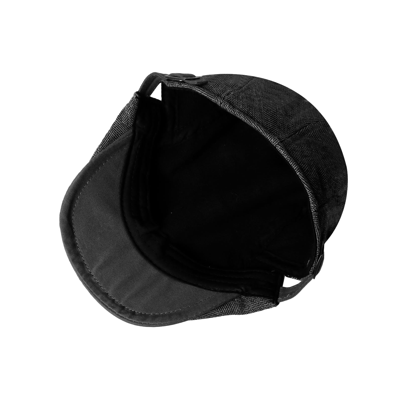 meioro męska czapka bawełniana, czapka z motywem Herringbone Tweed Newsboy, regulowana czapka z mieszanki wełny, czapka, czapka Gatsby, Cabbie, Ivy Caps, regulowana czapka, styl Gatsby, czapka z