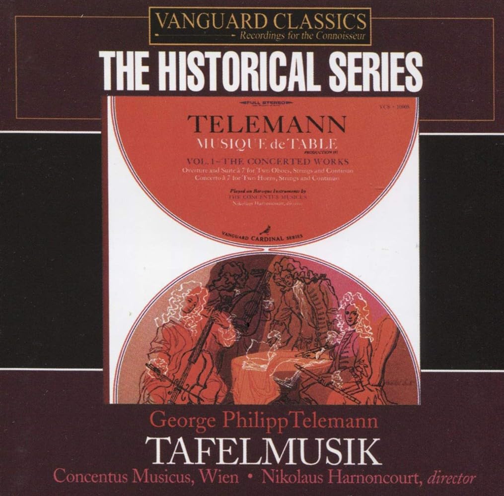 Telemann 'Tafelmusik'- Part Iii (Complete). (Concentus Musicus Wien/ Nikolaus Harnoncourt) [Audio CD] VARIOUS ARTISTS
