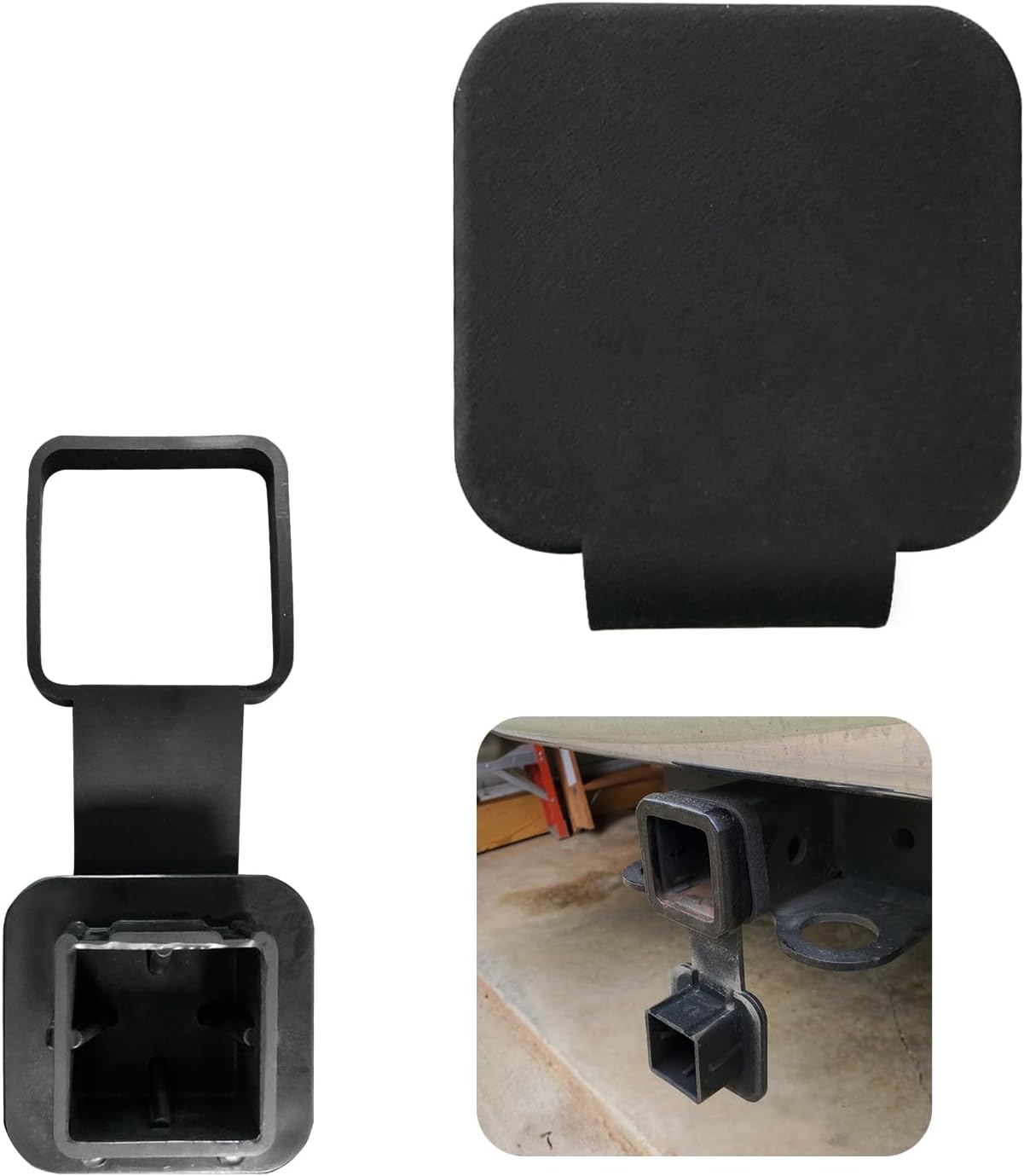 Ziciner Car Trailer Hitch Cover, 2 Inch Hitch Cover Tube