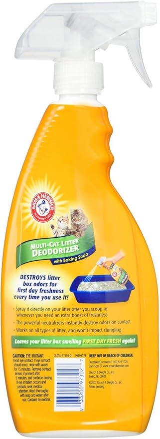arm and hammer cat litter deodorizer spray