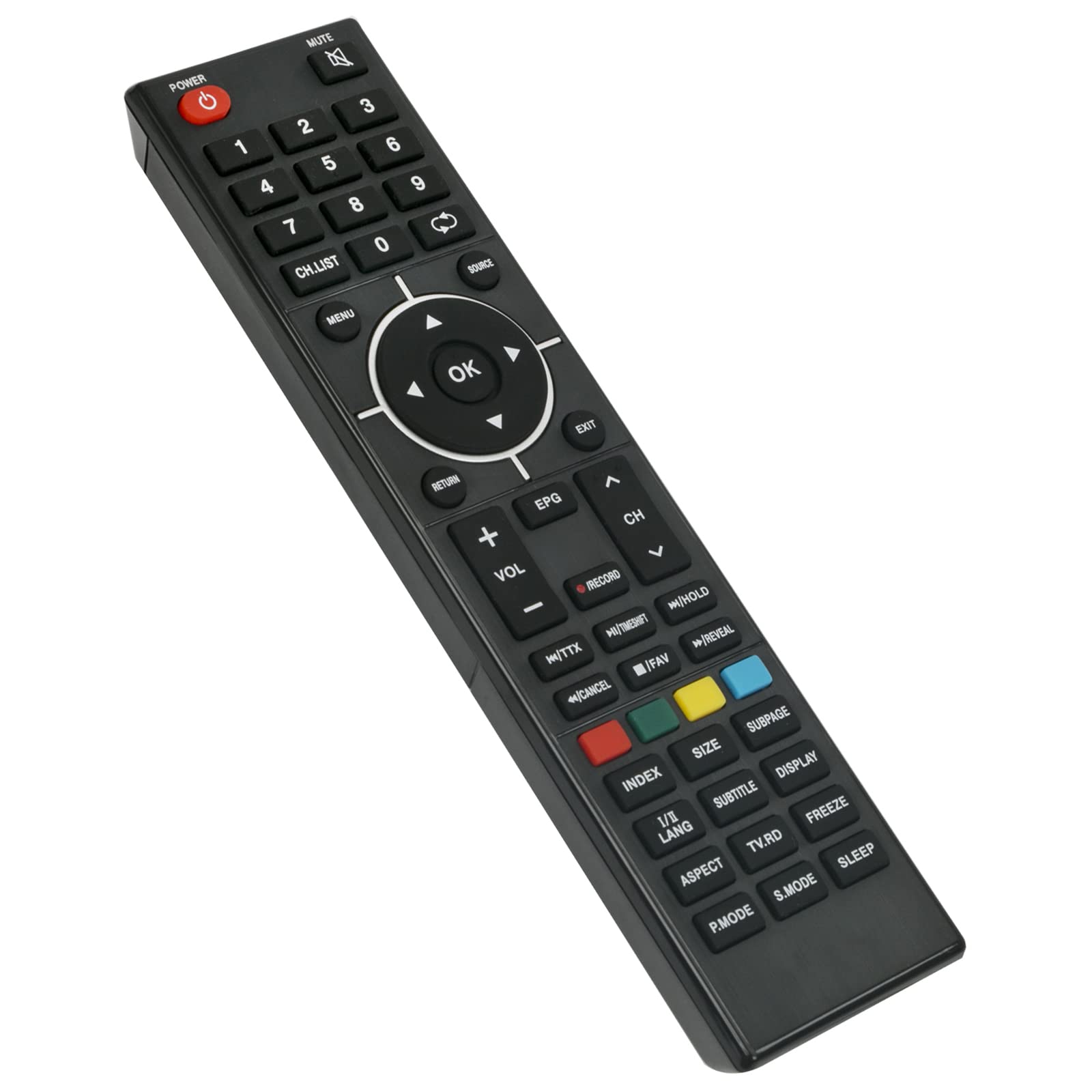 Replacement Remote Control Fit for Seiki LED TV SE43FO01UK SE43FO02UK SE43FO02UK SE48FO01UK, Black - Image 2