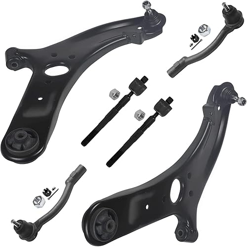 Miniatura 11 de Detroit Axle - Kit de brazos de control AWD para cargador Chrysler 300 Dodge Challenger Magnum, 2 brazos de control superiores delanteros con rótula