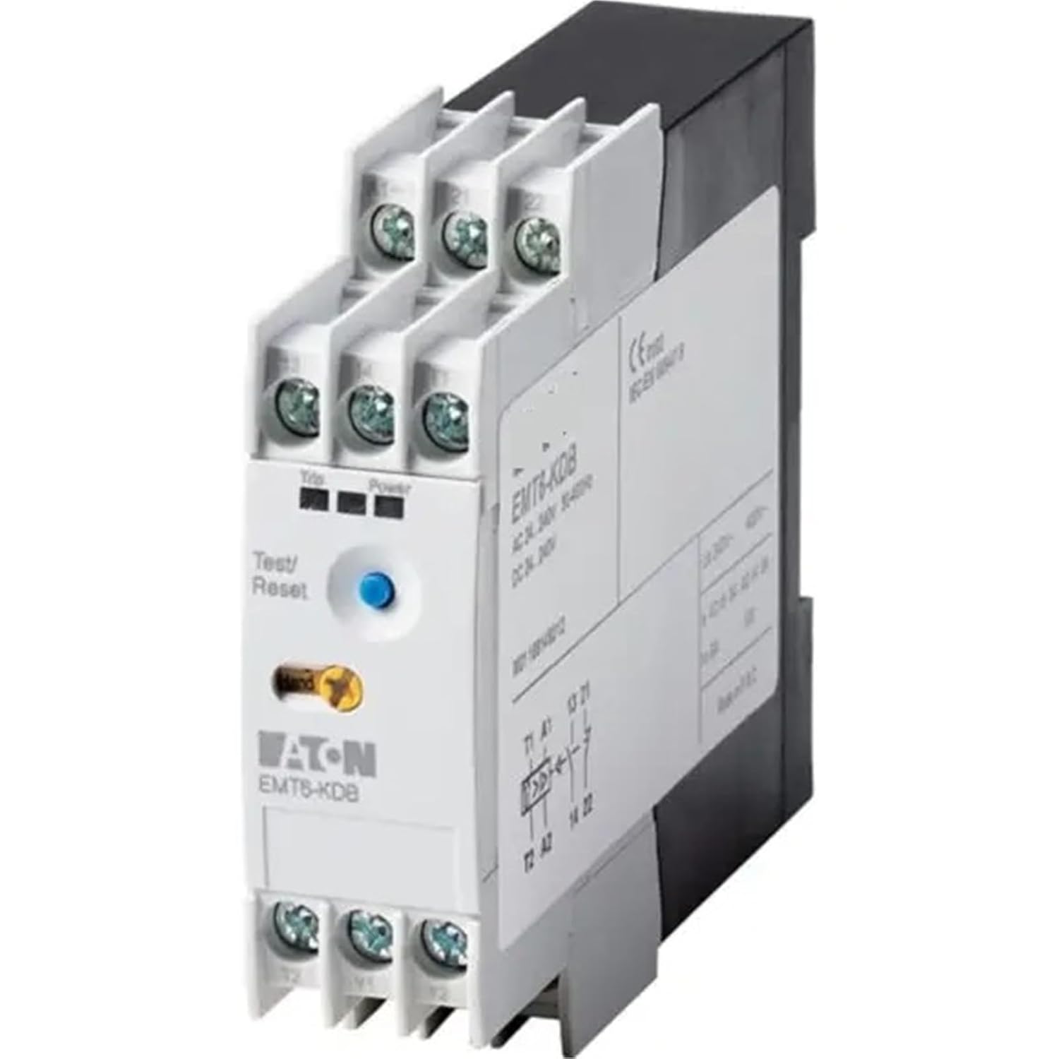 269471 EMT6-KDB - Thermistor Overload Relay for Machine Protection, 1N/O+1N/C, 24-240VAC/DC, with reclosing Lockout