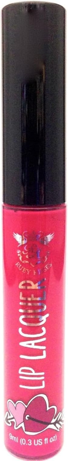 KISSRuby Kisses Lip Lacquer Ladylike Fuchsia 0.3 Ounce (8ml)