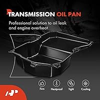 Vista 2 de A-Premium Cárter de aceite de transmisión con tapón de drenaje compatible con Volkswagen Jetta 2005-2016, Passat 2006-2007, Golf 2010-2018, Beetle