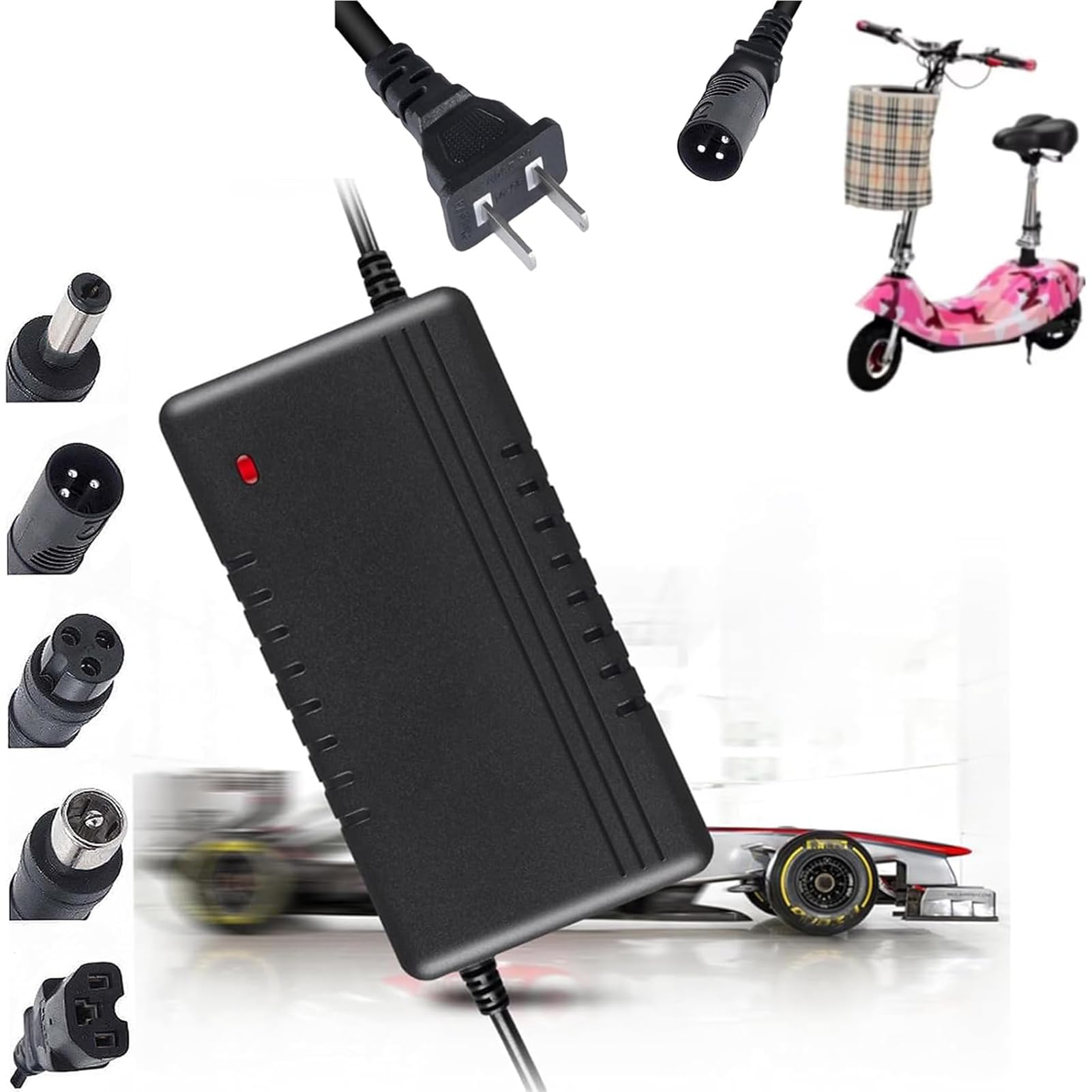 Amazon.co.jp: 電動自転車用リチウムバッテリー充電器 12V/24V/36V/48V