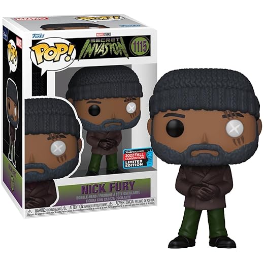 Funko Nick Fury 1115 Exclusive Limited Edition Slip And Box Include