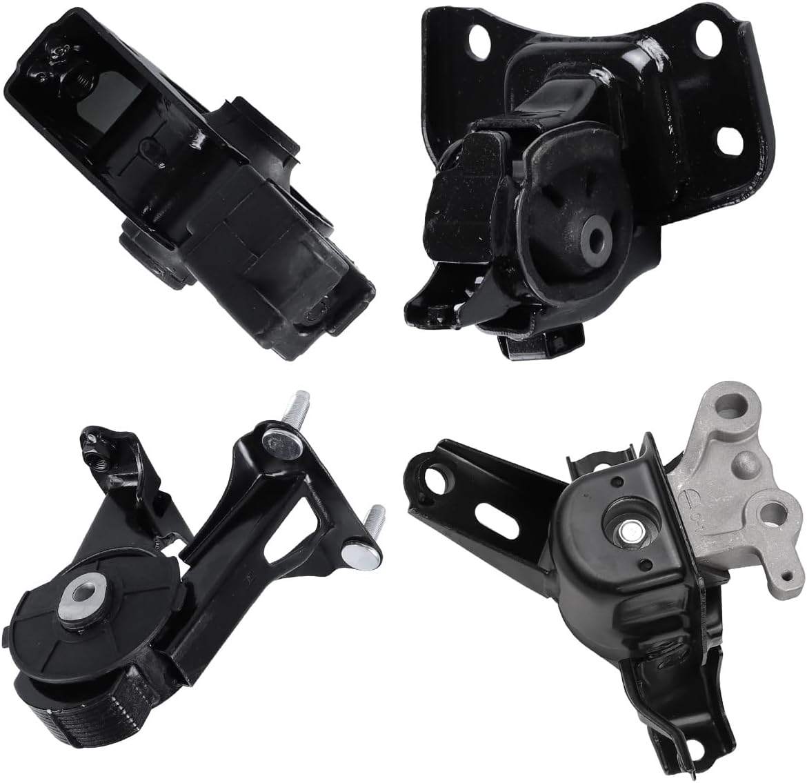 Set of 4 Engine Motor & Transmission Mount Compatible with Toyota Prius, Prius Plug-in, Prius V 1.8L 2010-2015, Replace OE: A62053, A42004, A72024, A62000