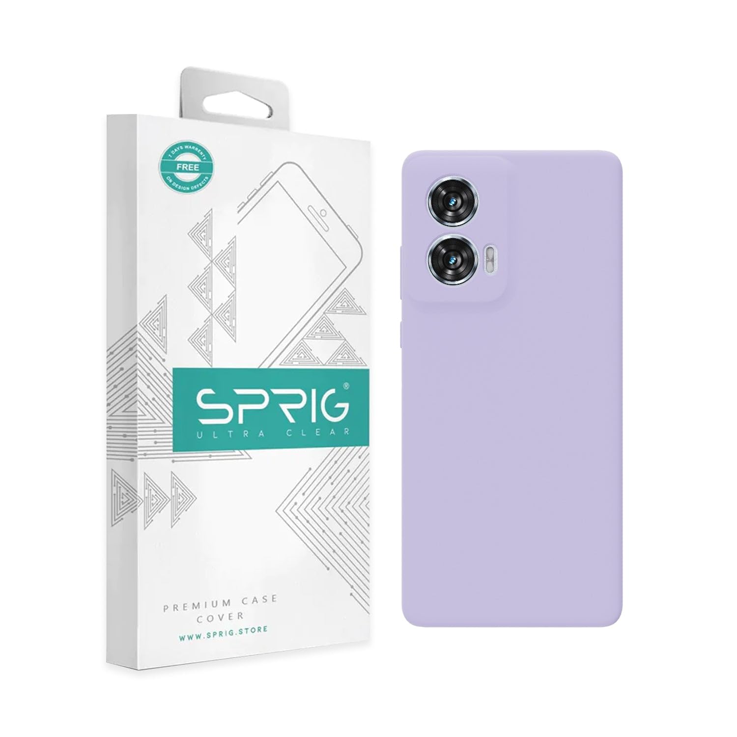 SPRIG Compatible with Moto Edge 50 Fusion Liquid Silicone Premium Back Cover Drop Tested Shock Proof Mobile Case for Men,Women,Boys and Girls with Camera Protection (Light Purple) (B0DDKZ4XQS) Amazon Price History, Amazon Price Tracker