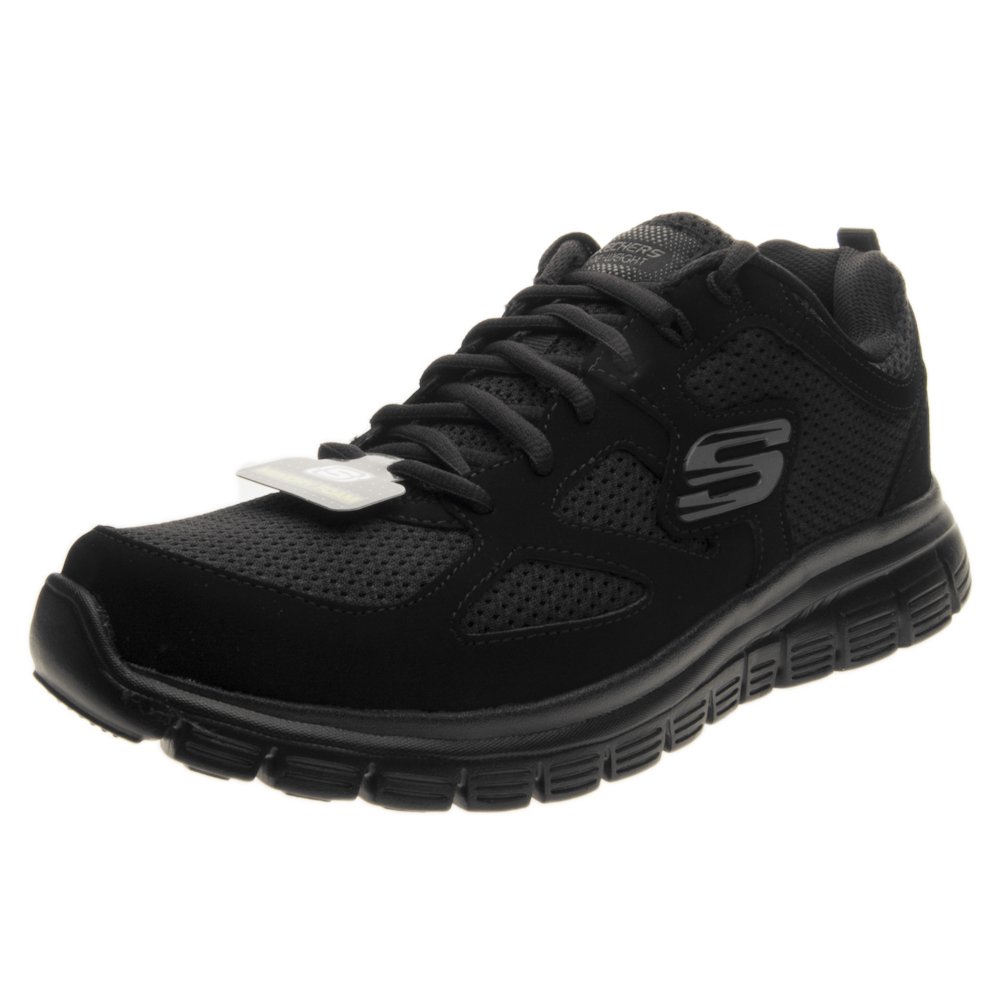 Skechers Burns Agoura: Zapatillas Hombre Black 46 EU en Oferta