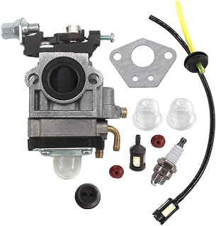 Carburetor for 2 Cycle 43cc Powermate PCV43 Tiller ARDISAM Earthquake E43 AUGER 300486 11334 51.7CC Fuel Line Tune Up Kit
