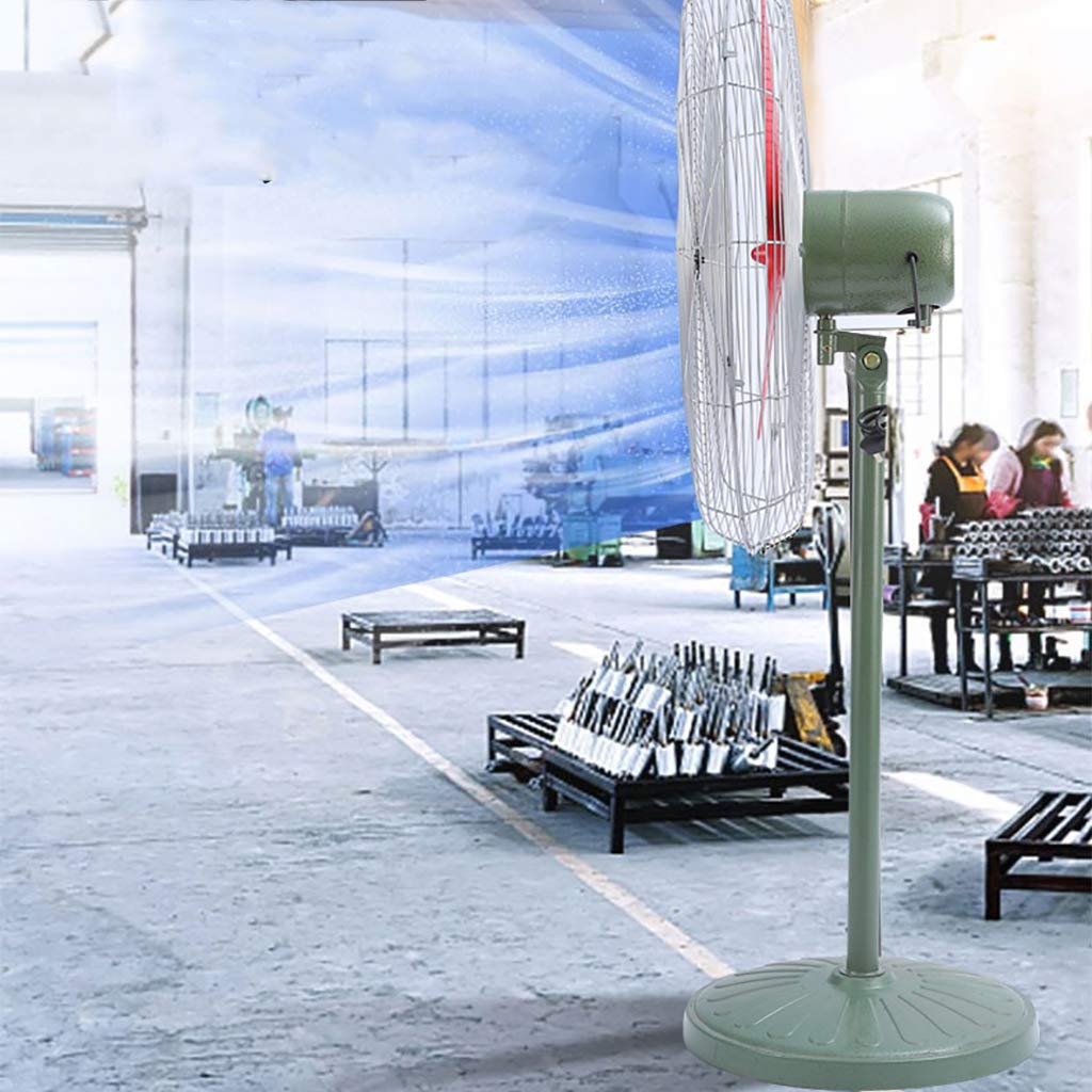Ventilatore Oscillante, Ventilatore con Piedistallo in Rame, per Uso Esterno Industriale, Commerciale, Residenziale E in Serra, 3 Dimensioni