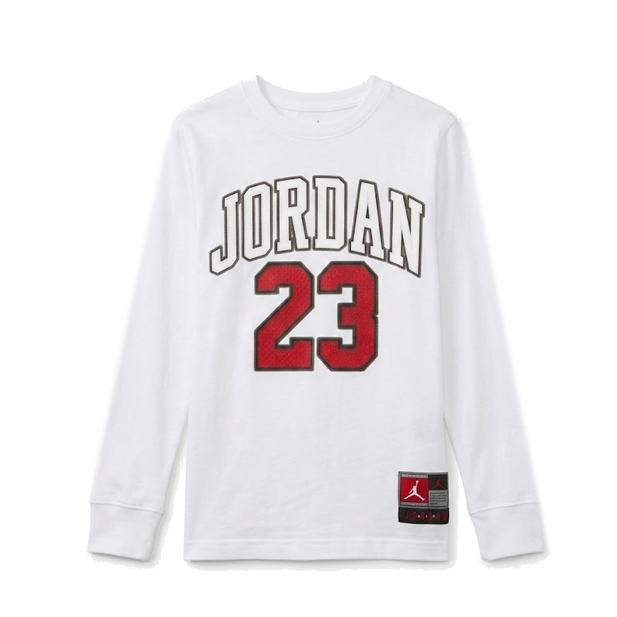 Jordan t-Shirt Dziecko Z Długim Rękawem 23 Dziecko Biały 95C591, biały, 10 anni