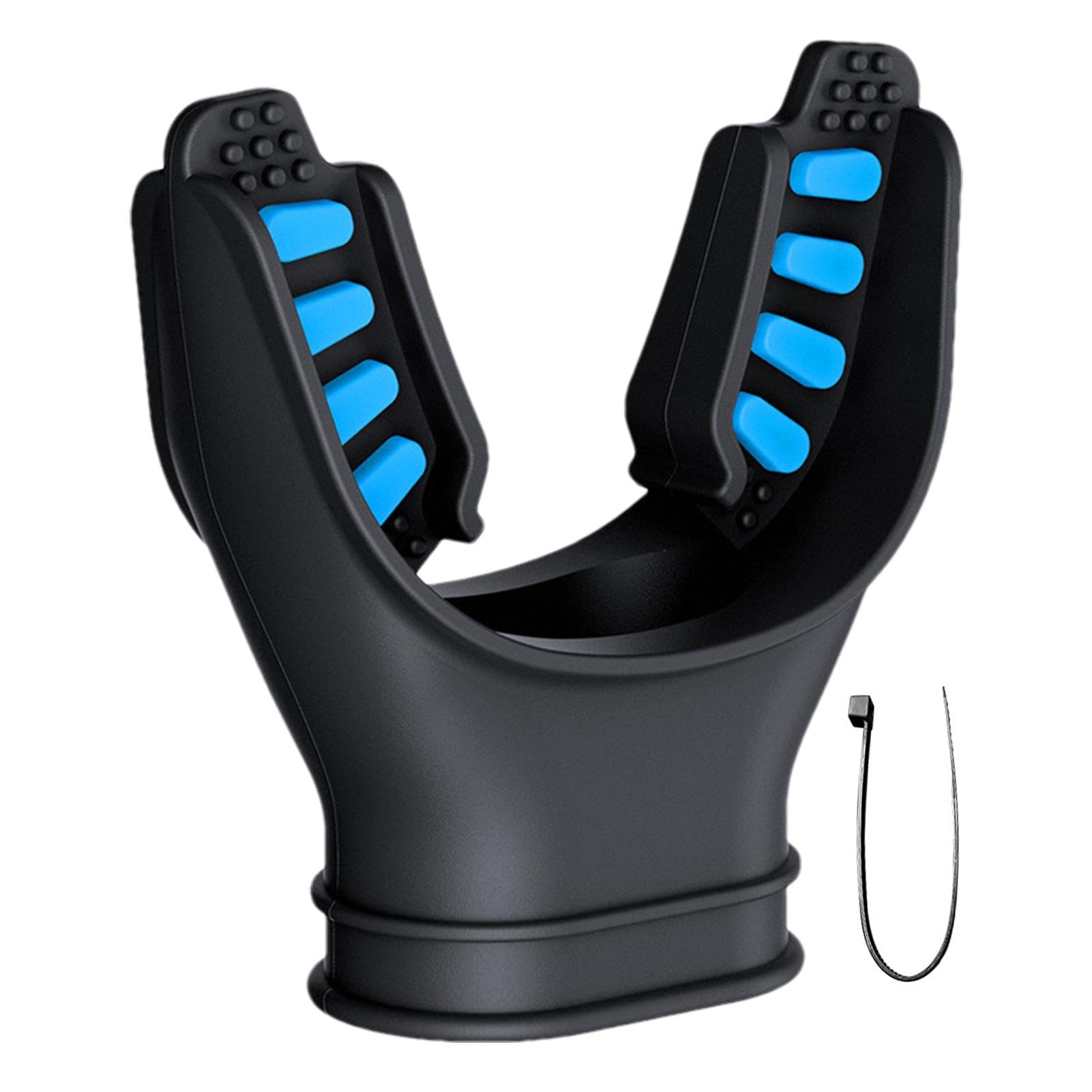 Bocchino Subacqueo Qizeroty In Silicone - Comodo E Igienico, Per Immersioni E Snorkeling, Con Fascetta - Foto 4