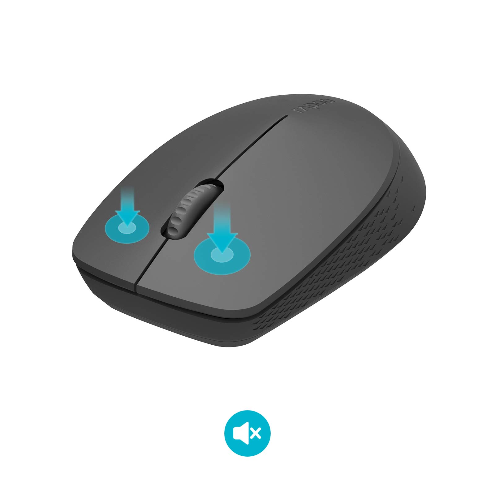 Buy Rapoo M100G Multi Device Silent Bluetooth Mouse(BT3.0+BT4.0+USB ...