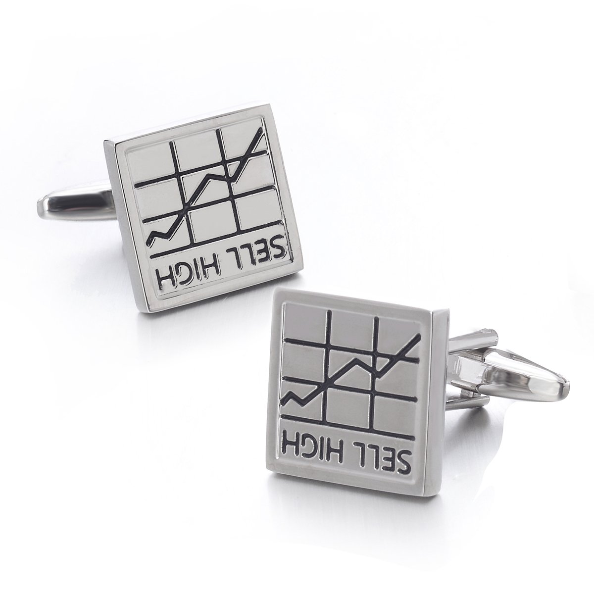 U2U Jewelry Stainless Steel Bullet Back Closure Cufflinks For Men Weddings,Birthday Gifts - K-Line
