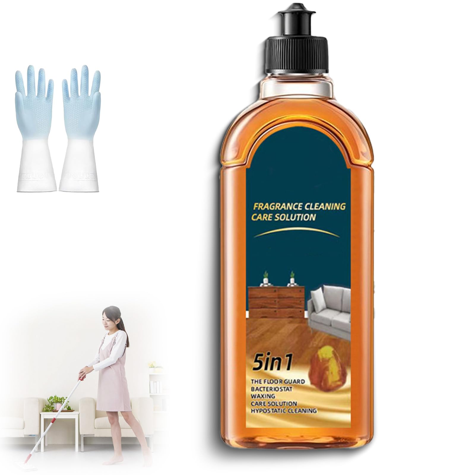 Genérico Munich Sunny Floor Cleaner, Spainho 5 in 1 Floor cleaner, 2025 New Hardwood Floor cleaner, Effortlessly Clean Your Flooring, Suitable for Hardwood and Tile Floors (1PCS)
