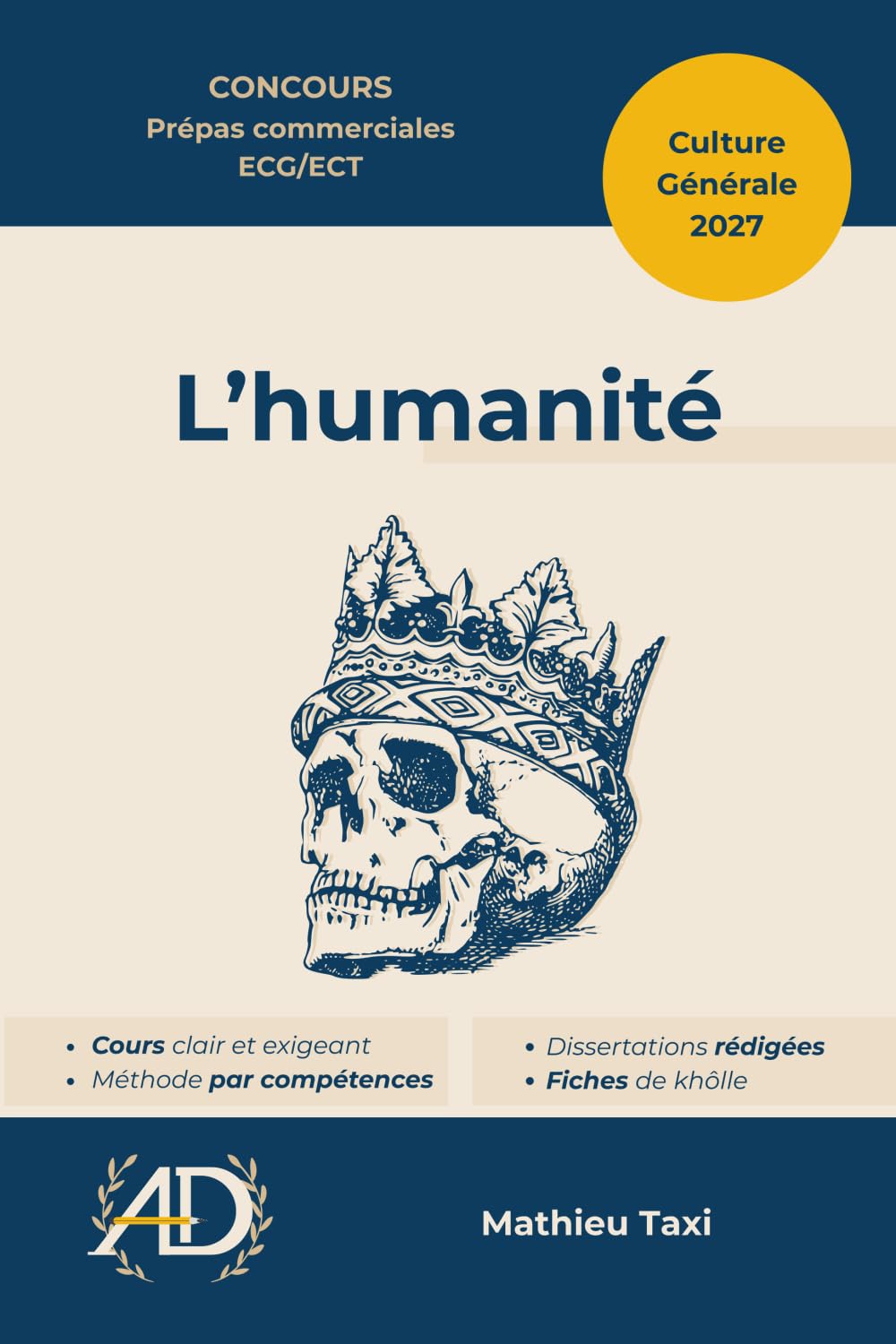 L'humanité - Prépas commerciales ECG/ECT 2027: Épreuve de culture générale