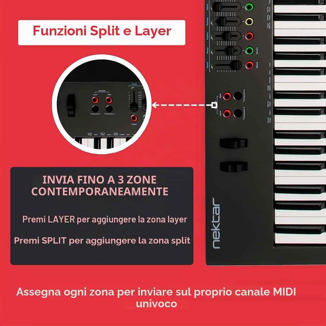 Nektar Impact LX88+ Controller MIDI