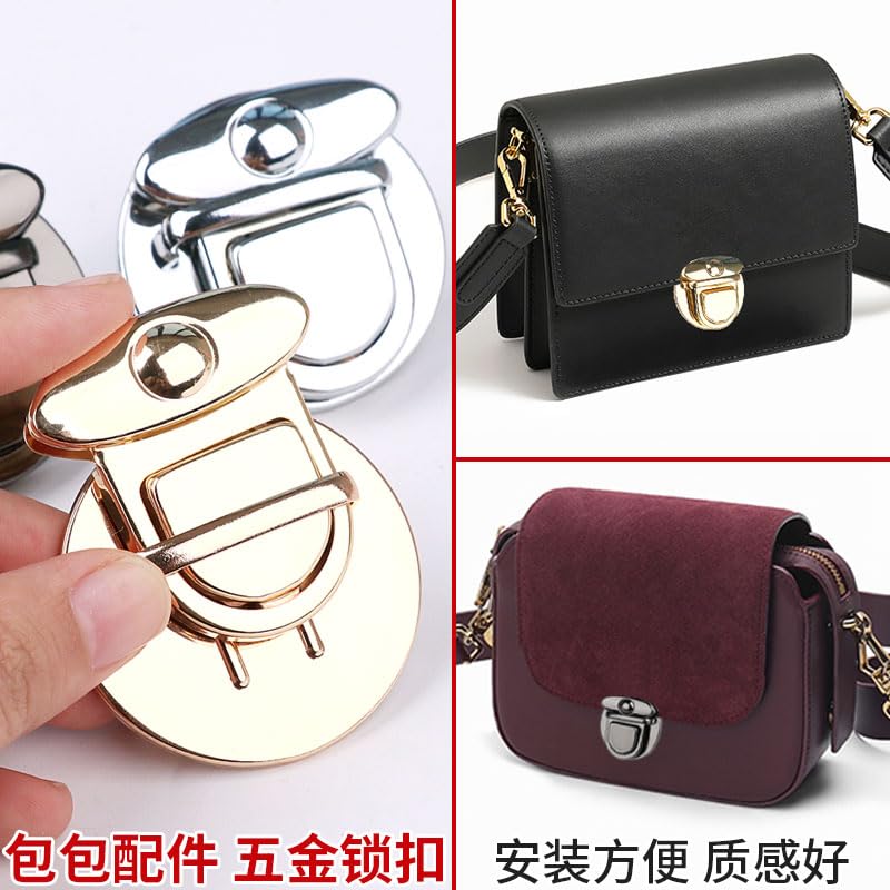 THAYLA 1-30 piezas de 3 a 4,7 cm, color plateado, duradero, cierre de bolso, cierre de bolso, fácil instalación, personalización ligera
