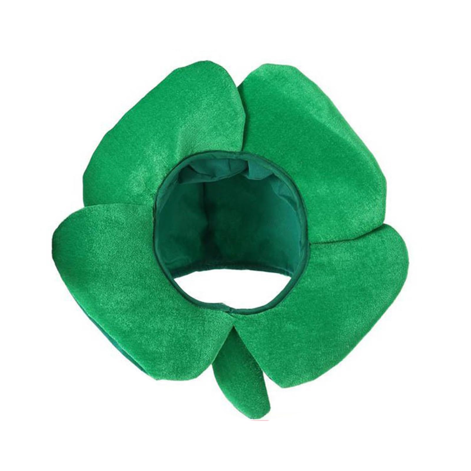 Hsioluted Multipurpose Cultural Celebration Patricking Day Green Headwear and Beard Ensembles Daily Use Party Supplies Decoration Satins Green Headwear
