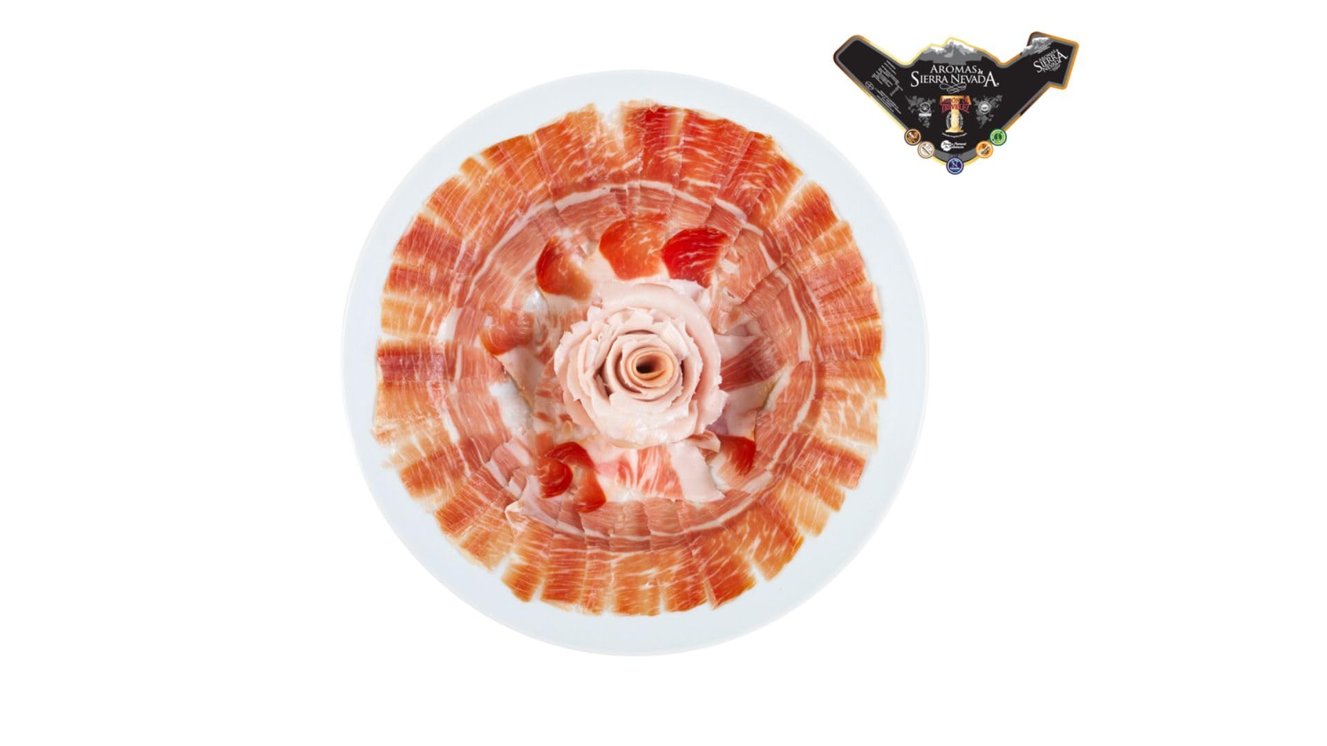 AROMAS SIERRA NEVADA - Jamón Denominación de Trevélez Negro, Curación Superior a 23 meses, Origen España, Curación al Natural en Sierra Nevada,Sin Gluten, Sin Aditivos Ni Conservantes. (8,5kg a 9kg)